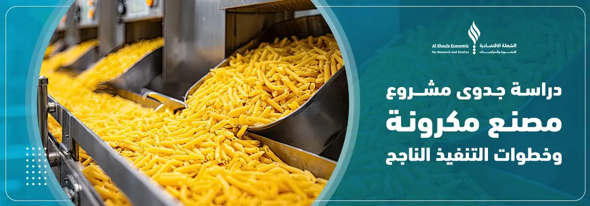 دراسة جدوى مشروع مصنع مكرونة وخطوات التنفيذ الناجح