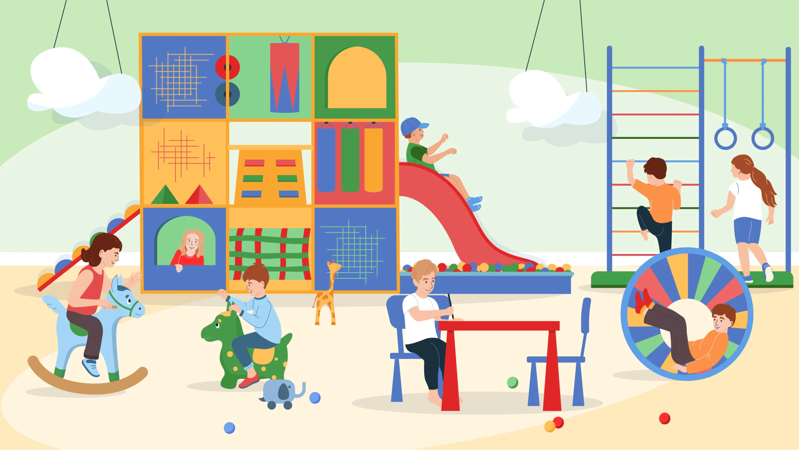 دراسة جدوى مشروع صالة ألعاب حركية للأطفال  