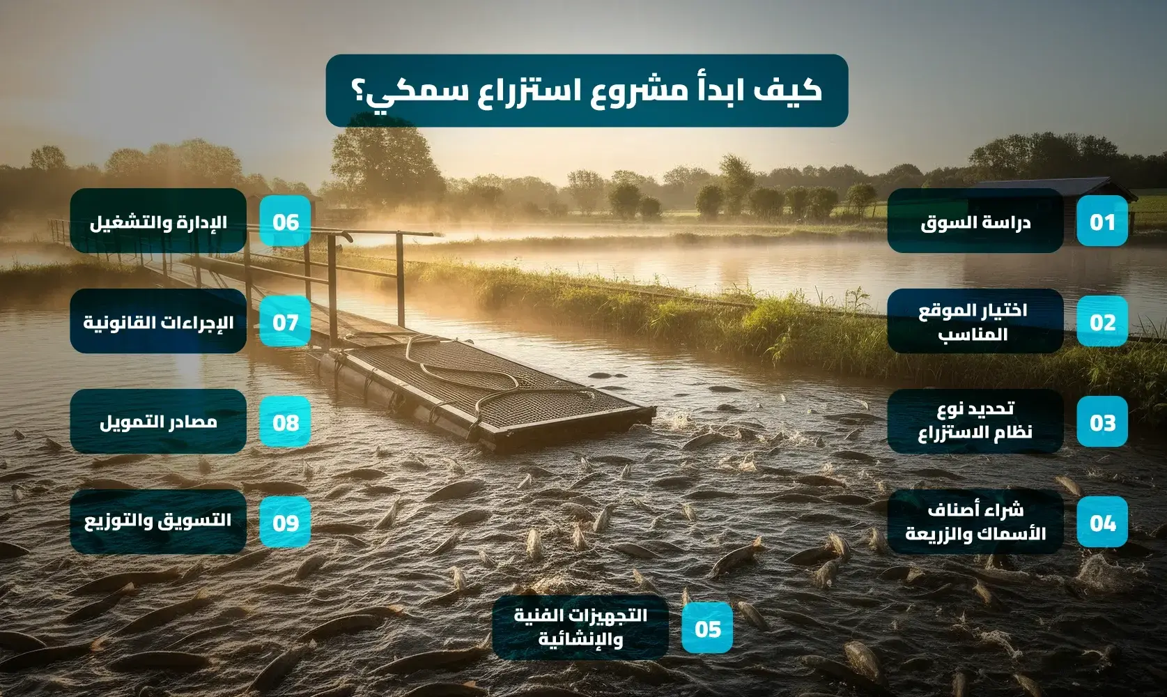 مشروع استزراع سمكي